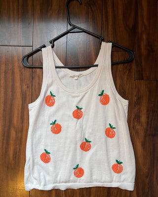 S - Orange Sweater Vest