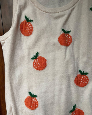 S - Orange Sweater Vest