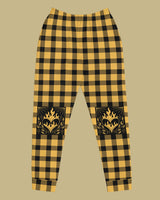 Heart On Fire Plaid Joggers