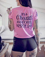 Cannabis and Coffee Crop Top