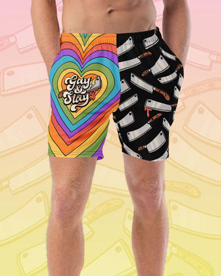 Gay & Slay Swim Shorts