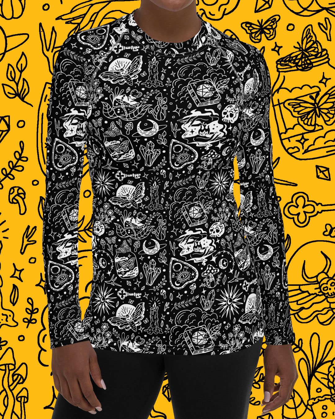Witchy Unisex Rash Guard