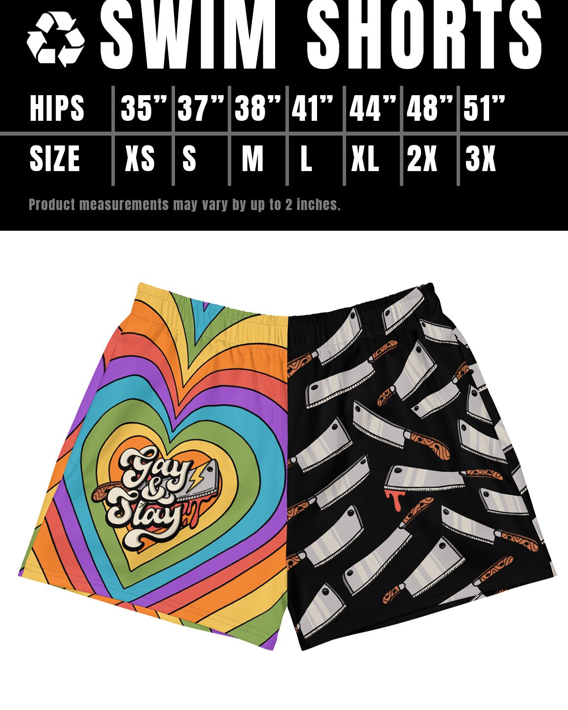 Gay & Slay Swim Shorts